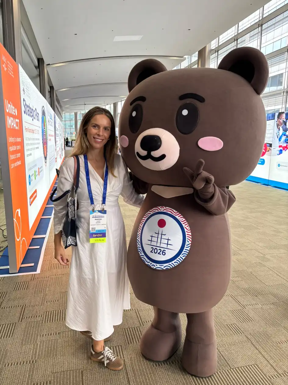 WCLC 2026 Seoul – viktiga nyheter inom lungcancer. Marina Labor, lungläkare ifrån Linköping, en av årets WCLC-stipendiater.